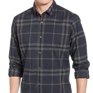 Mizzen + Main Flannel Shirt Proctor Plaid Medium